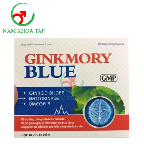 Ginkomory Blue - Sản phẩm hỗ trợ tăng cường tuần hoàn não